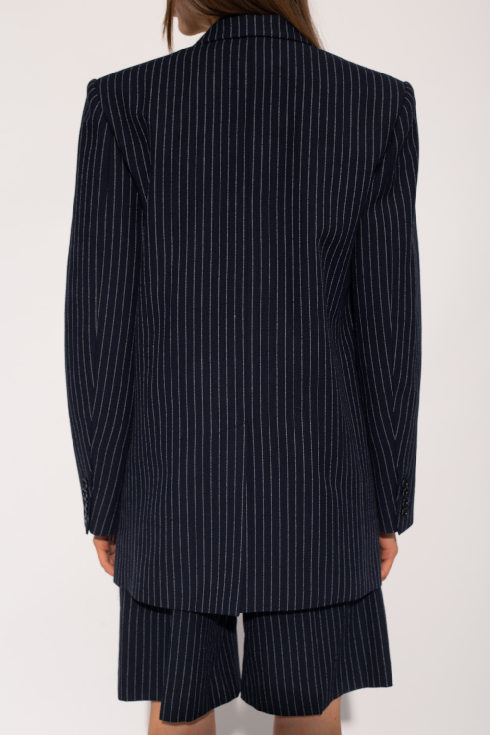 ボトムスその他 Isabel Marant Nevim Double-Breasted Jacket Nevim double-breasted blazer in grey - Isabel Marant | Mytheresa